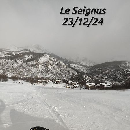 Studio Seignus D Allos Pieds Des Pistes Exterior foto